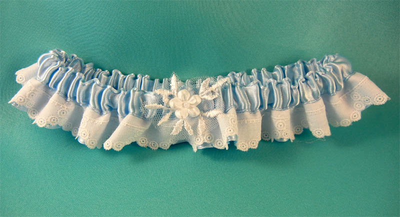 French Cotton Eyelet Garter